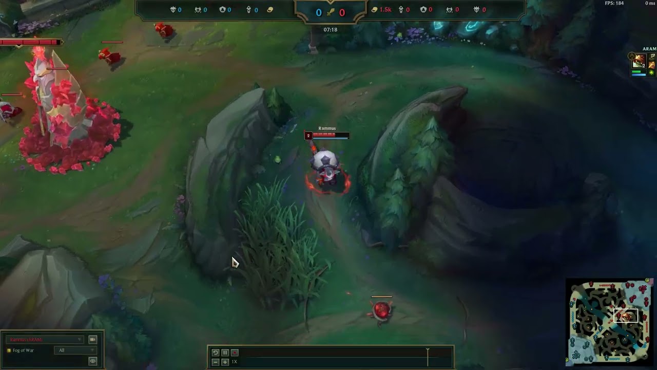 Rammus Clear with secret third damage stat to enemy (permanent psychological damage)