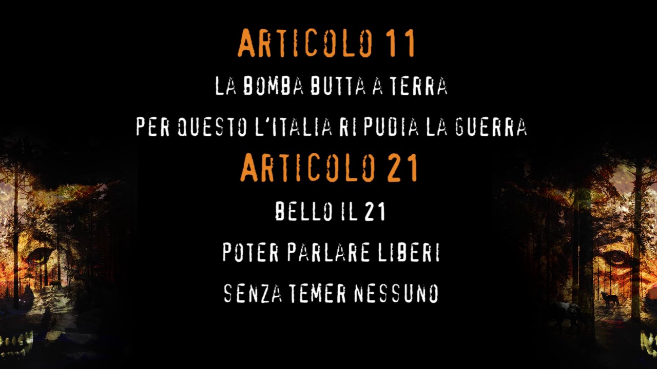 Assalti Frontali - Il rap della Costituzione (Video Lyrics)