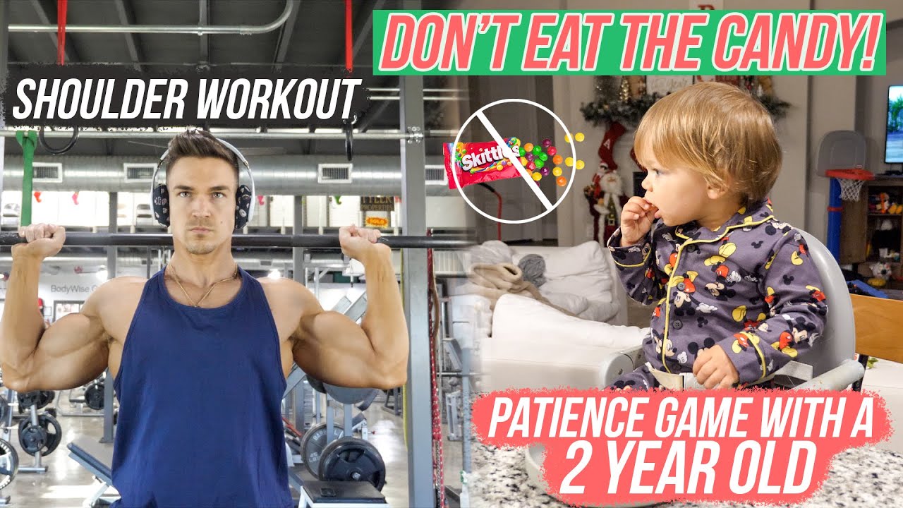 THE PATIENCE GAME | SHOULDER WORKOUT | VLOGMAS DAY 4