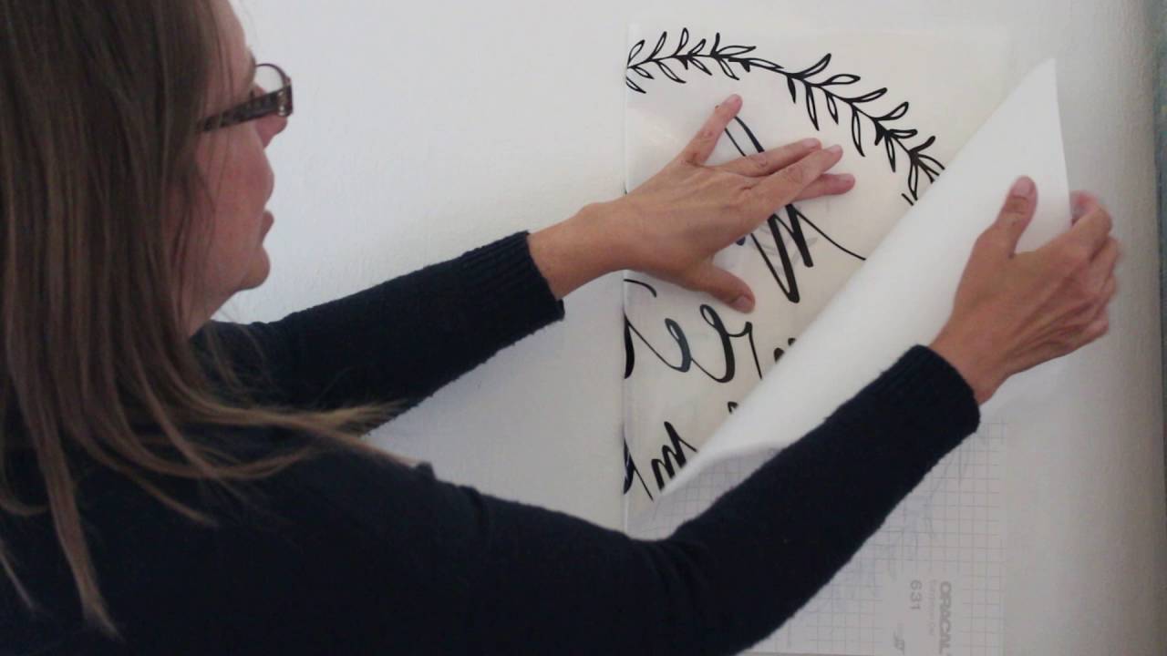 Vinyl Wall Decal Application Instructions