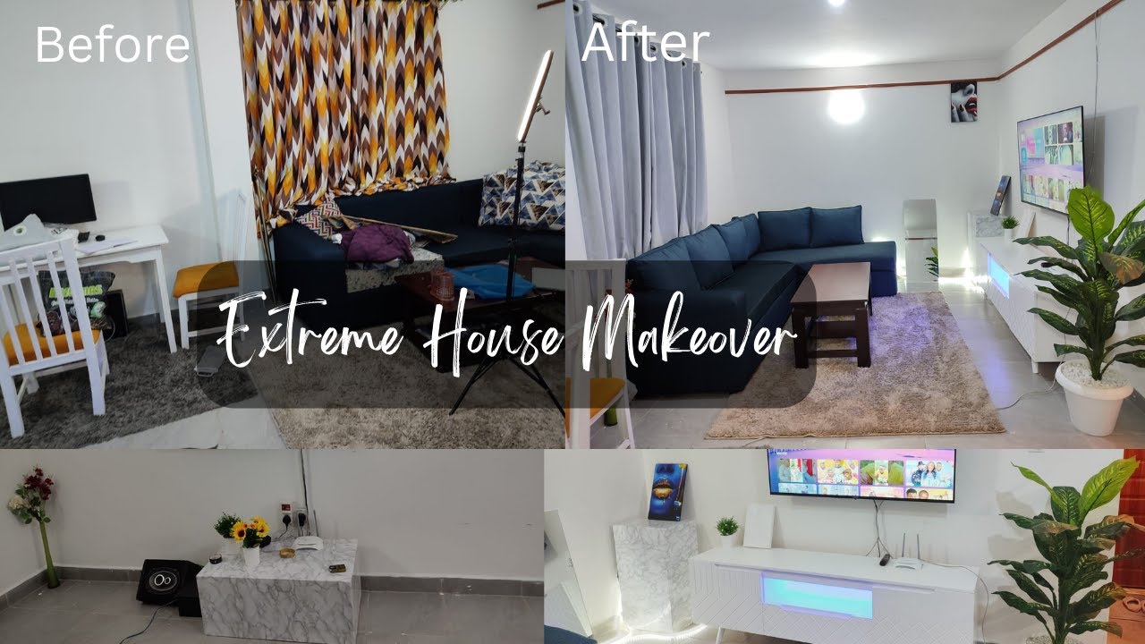 Extreme House Makeover: New furniture// curtains// new bed// mats e.t.c #shikopw