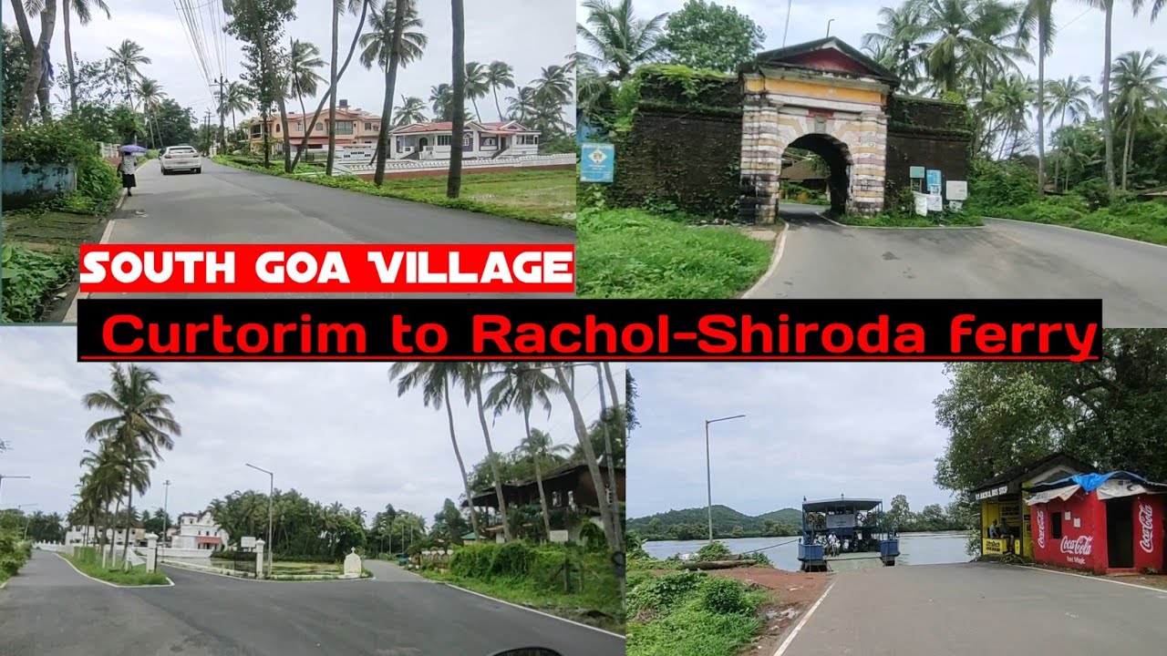 Curtorim Acxem to Rachol-Shiroda ferry terminal, most beautiful village of south Goa, tvs XL100 ride