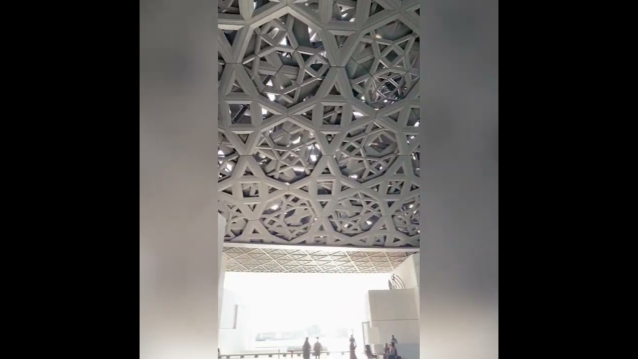 Jaw dropping design of the Louvre Abu Dhabi #IOwnThisVideo #short #louvremuseum #travel#mustsee