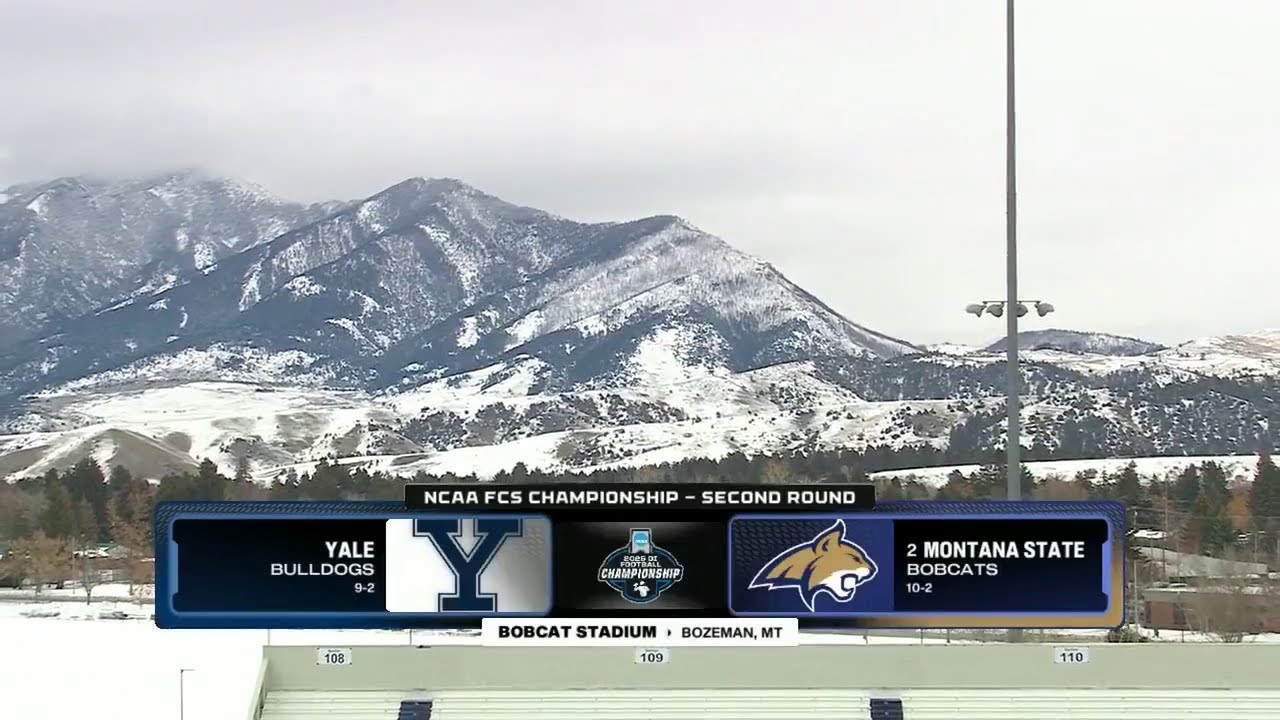 NCAA Football 2025: (FCS Playoffs) #21 Yale at #2 Montana State