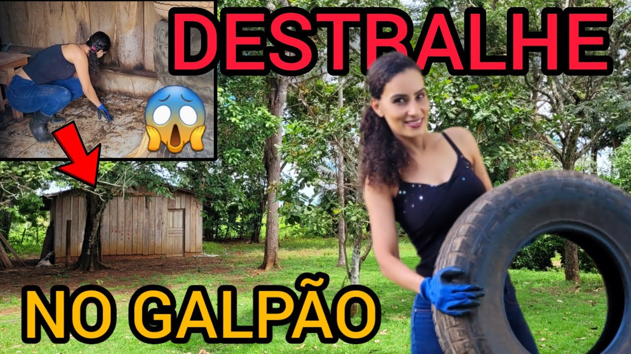 CHÁCARA: ENTREI NO GALPÃO PARA FAZER UM DESTRALHE E ORGANIZAR A BAGUNÇA #chácaras #sitio #roça