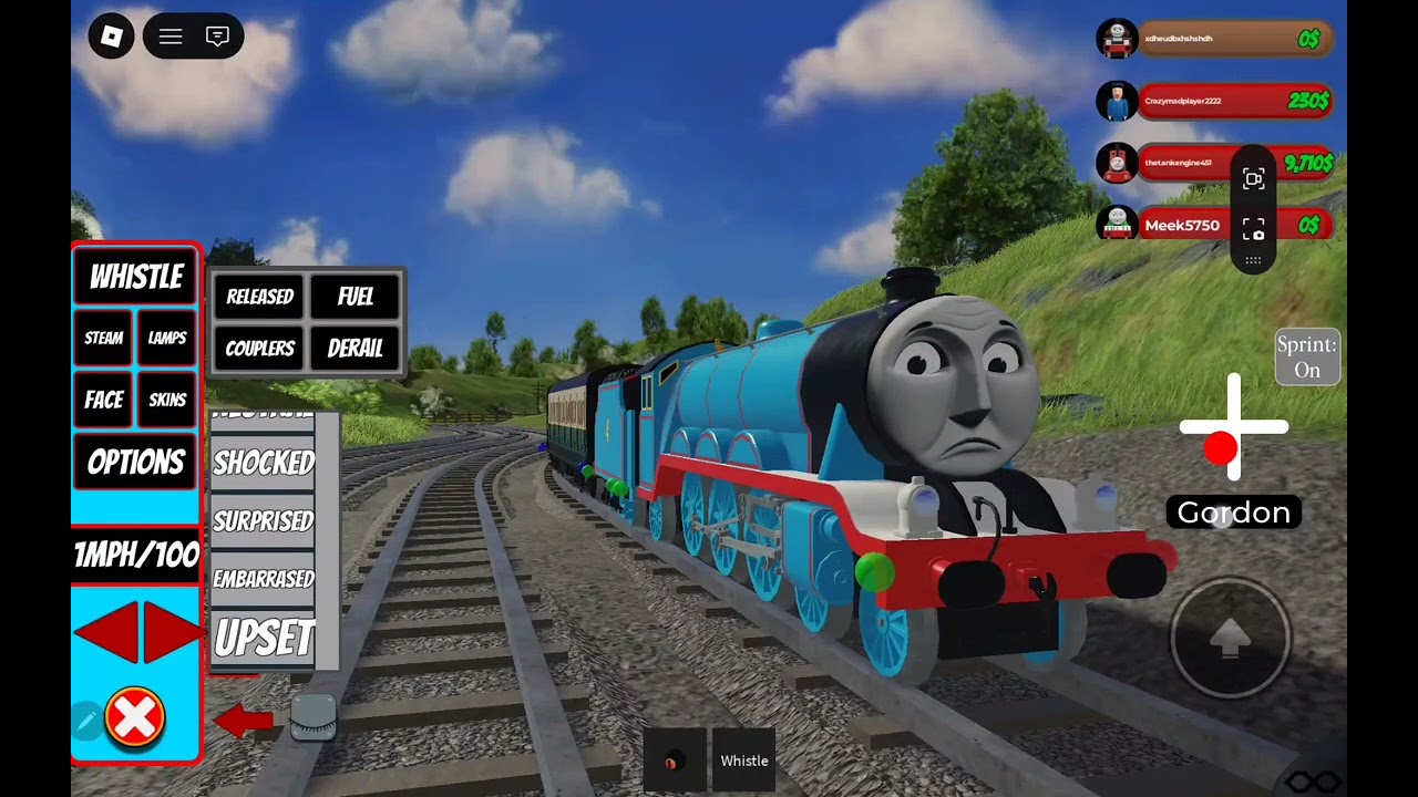 Thomas and friends roblox gordon swap jobs with Emily sodor online updated 