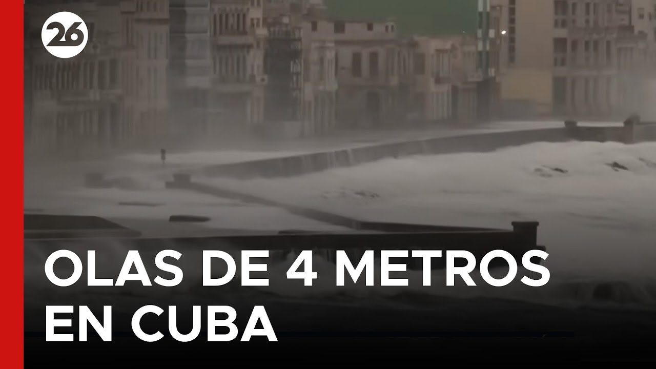 🇨🇺 FRÍO Y OLAS EN CUBA | Defensa Civil protege a las poblaciones vulnerables ante el avance del mar