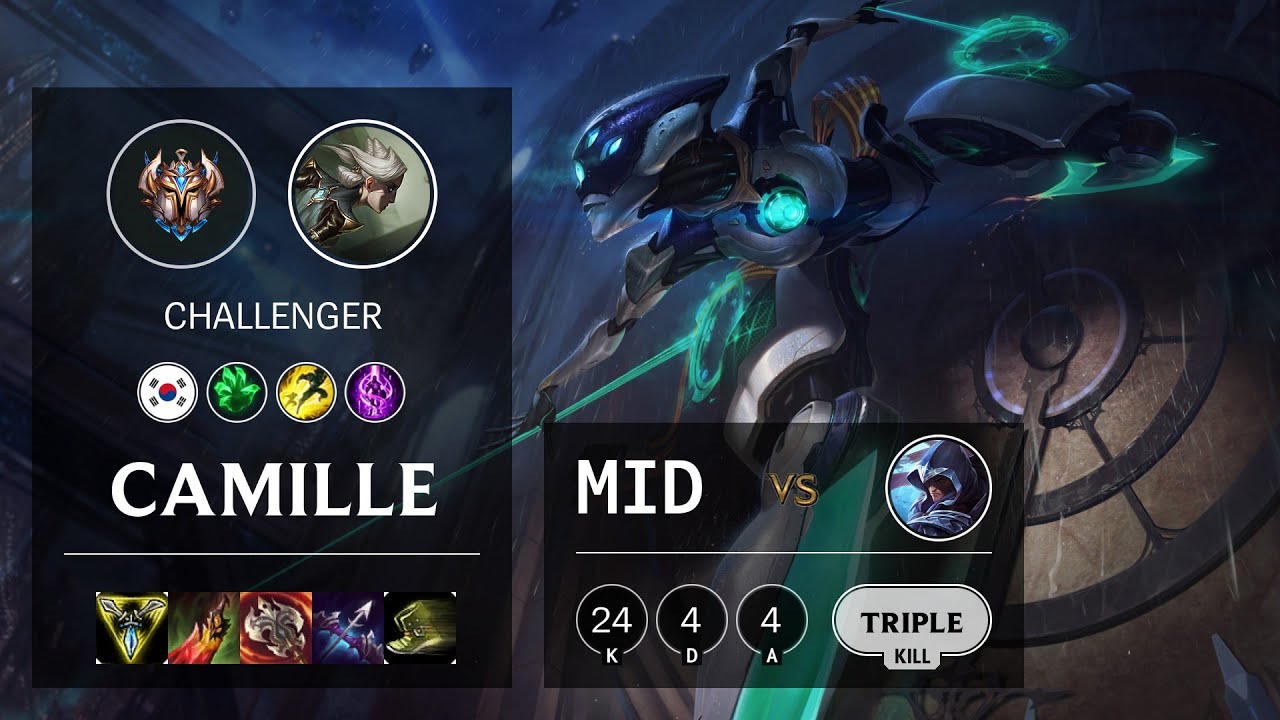 Camille Mid vs Talon - KR Challenger Patch 10.19