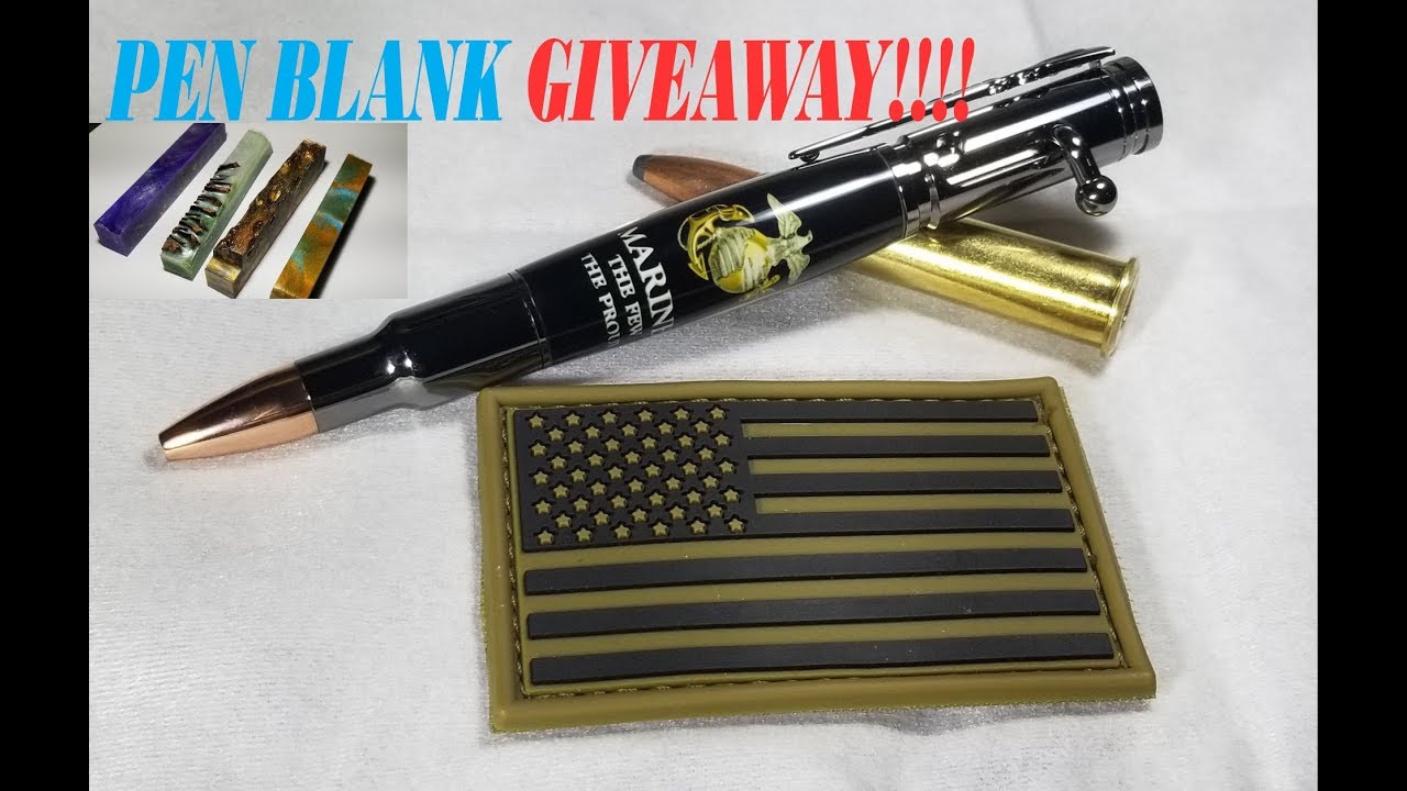 TUBE IN LABEL CASTING PEN MAKING how to  ....GIVEAWAY OVER !!!!!!
