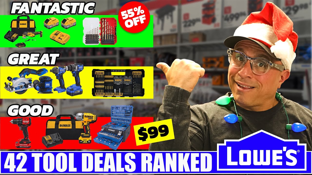 42 Lowe&rsquo;s Pre Black Friday Tool Deals Ranked: GOOD, GREAT, & FANTASTIC!