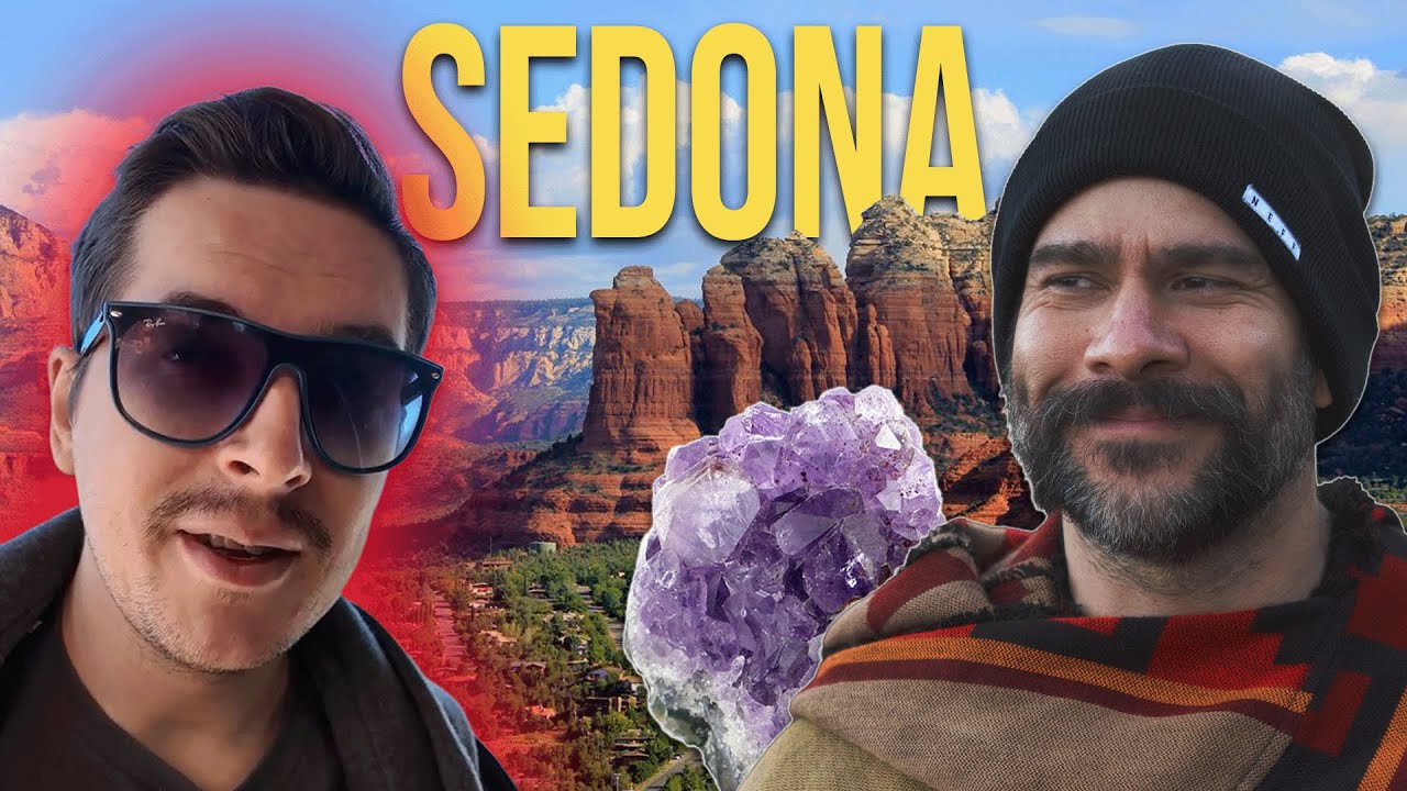 literal AURA FARMING in Sedona
