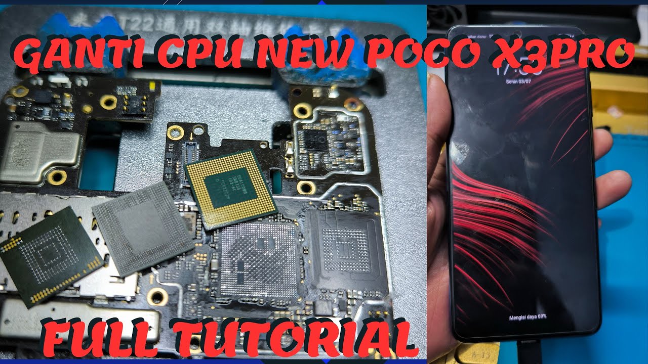 GANTI CPU NEW POCO X3 PRO FULL TUTORIAL