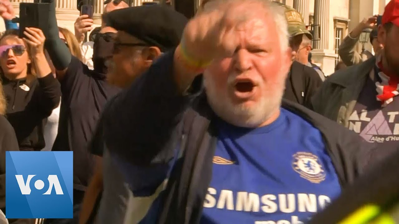 Hundreds Protest Virus Lockdown Measures in London