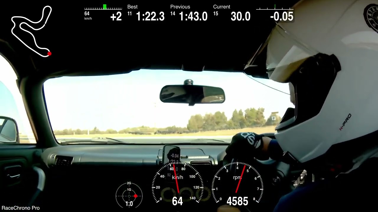 Toyota MR2 NS2R 205/50 | Achna Speedway Reverse 1:21.7
