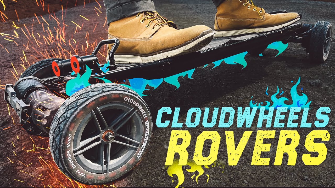 New! All Terrain Cloudwheels Rovers on Exway Atlas 4WD | Real World TEST | Any Good? Honest Review