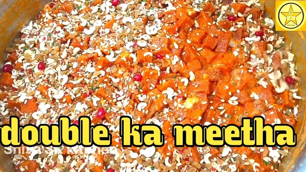 డబల్ కా మీఠా స్వీట్//double ka meetha sweet// preparation in Telugu//500 members in Telangana//