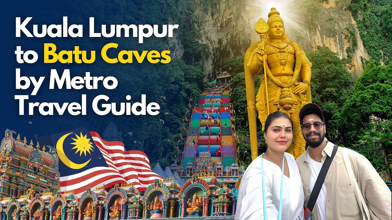 Exploring Batu Caves by Metro | Budget Travel in Kuala Lumpur | Series 3 🇲🇾