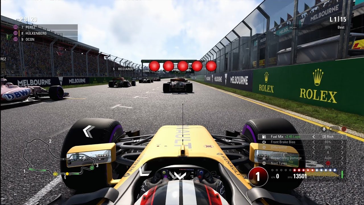 LET'S MAKE HULKENBERG WORLD CHAMPION. F1 2017 World Championship Mode Part 1