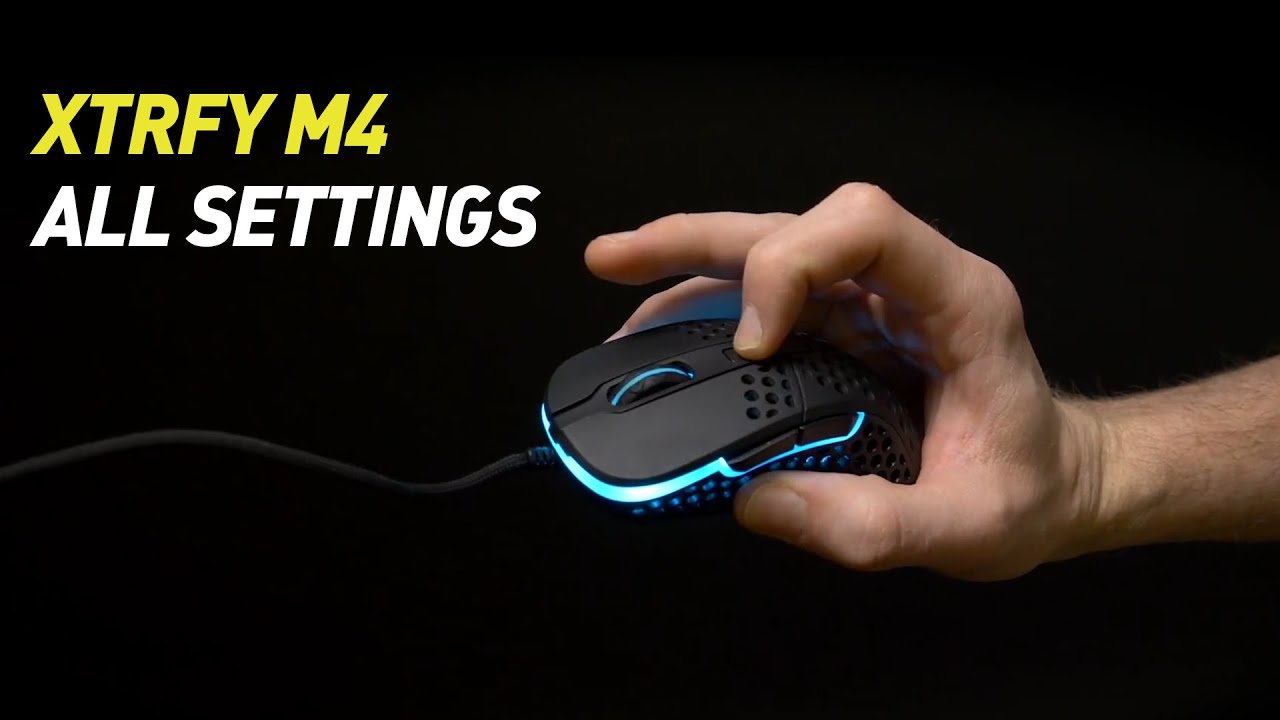 Xtrfy M4 – LED colors and settings | Video Manual