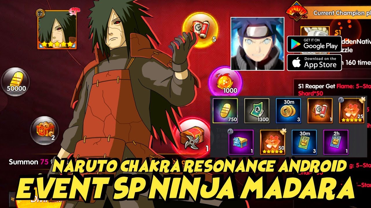 Chakra Resonance Android new Event SP Ninja Madara Let's GACHA