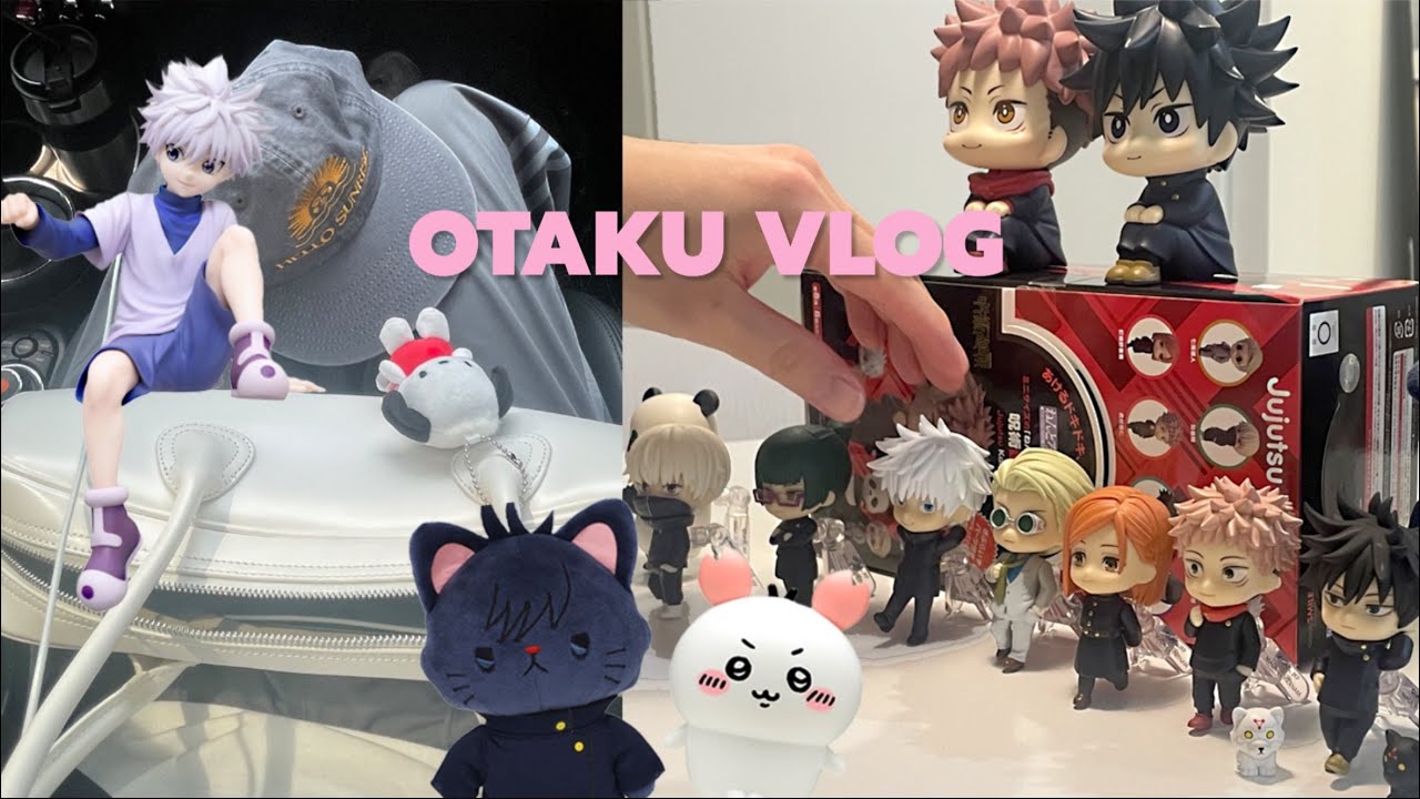 Otaku vlog. 한달만에 국전 놀러감 | 요즘 산 주술회전 굿즈 리뷰 | 주술회전 넨도로이드 서프라이즈