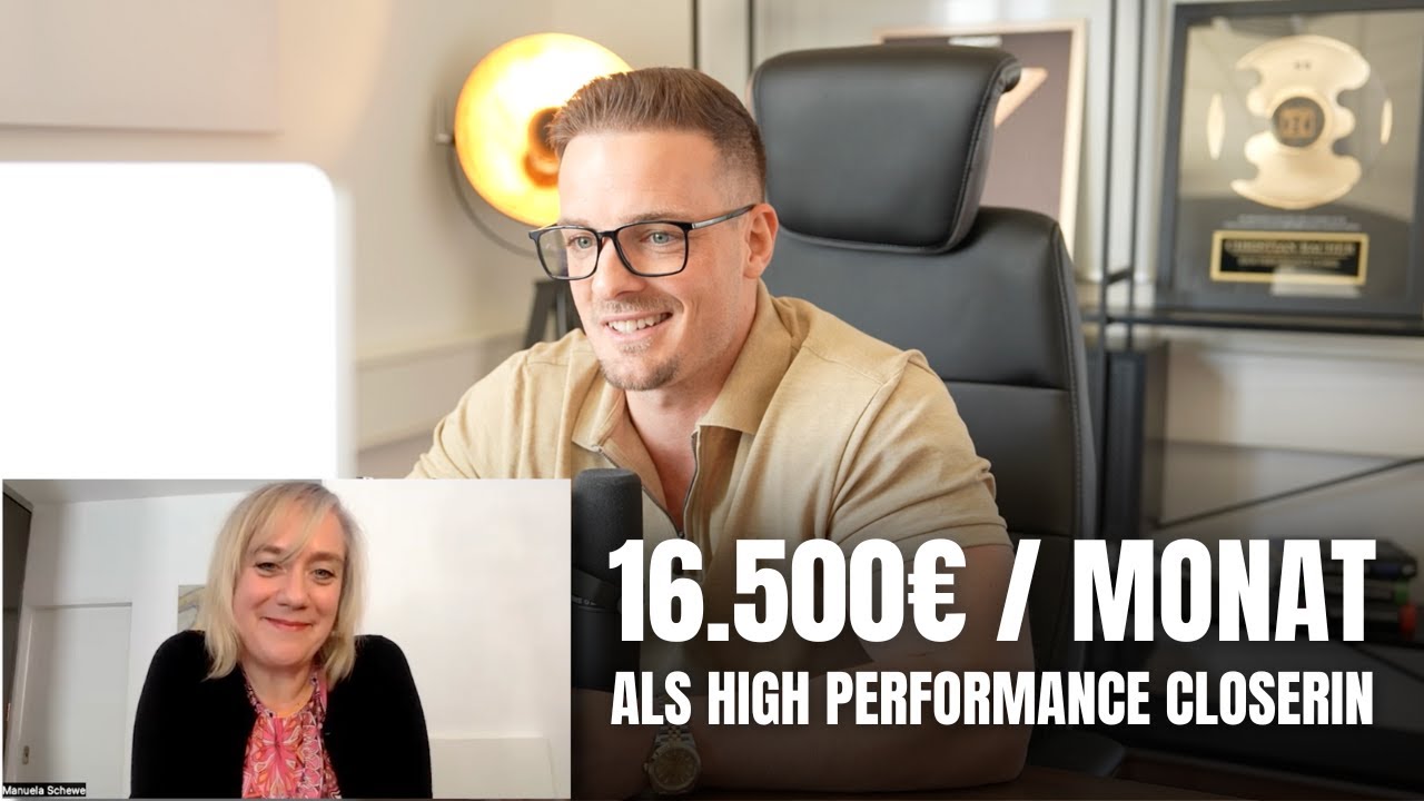 Manuela verdient 16.500€ als High Performance Closerin...
