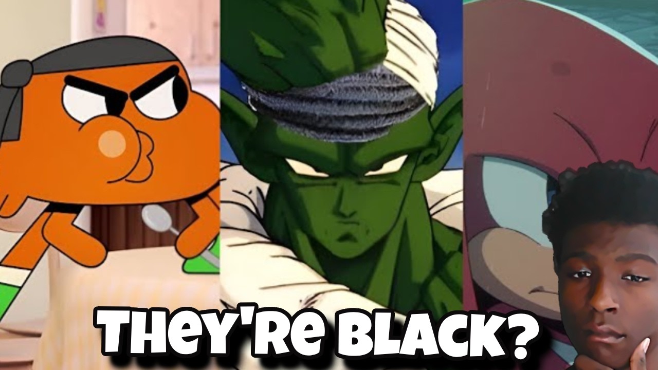 why 100% of these characters are possibly black.