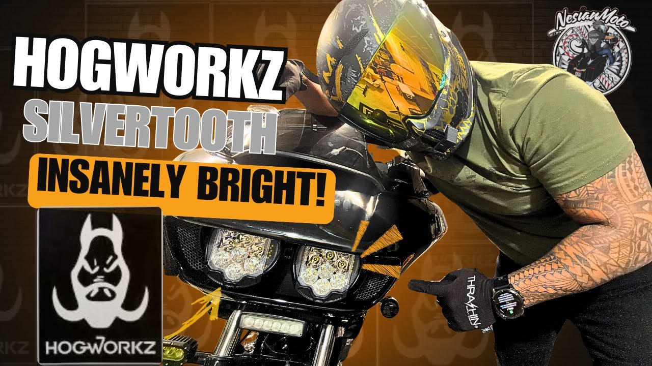 These HogWorkz Silvertooth Headlights Completely Transformed My Road Glide (Install + Review)