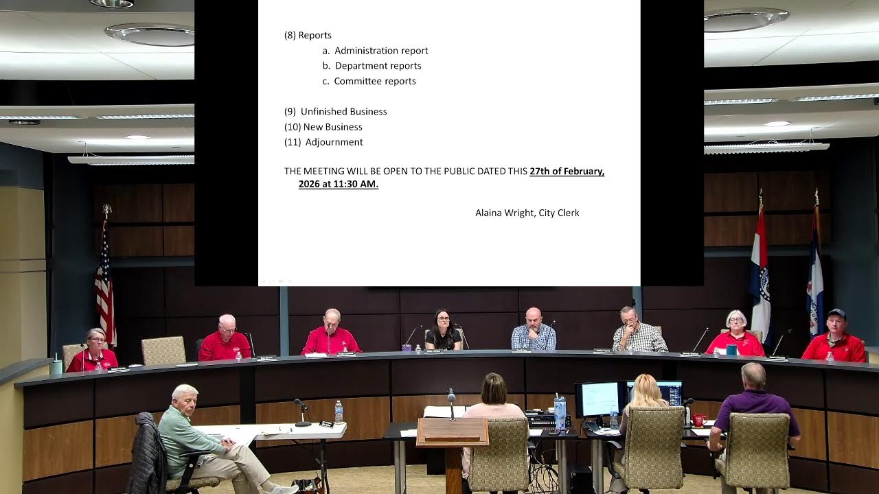 03/03/26 Board Of Alderman meeting