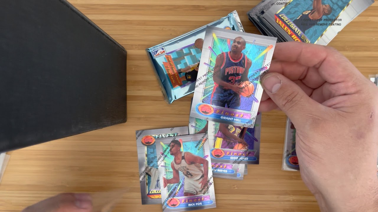 1994-95 NBA TOPPS FINEST SERIES 2Box Break  MICHAEL JORDAN  JASON KIDD   GRANT HILL PULL!? :)