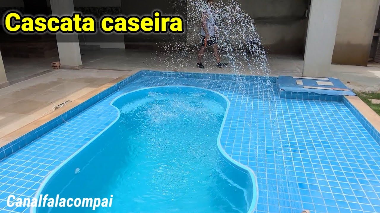 Como fazer uma cascata para piscina