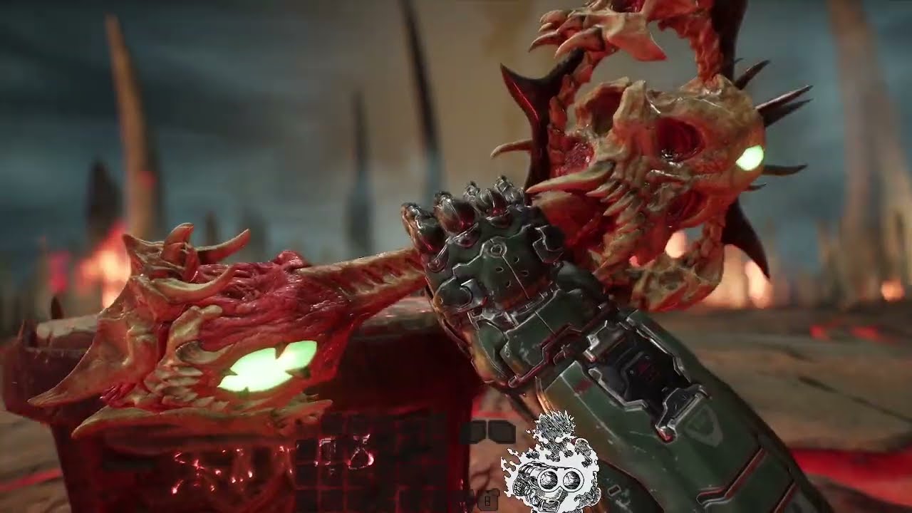 DOOM (2016) | Necropolis | NO ENEMY DAMAGE | [old clip from years ago]