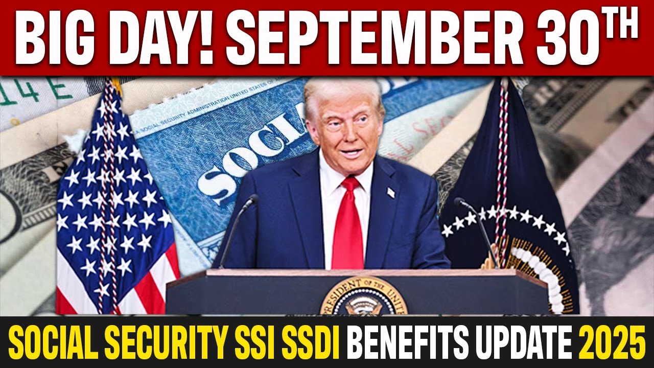 TRUMP SIGNED IT! September 30th 2025 | Social Security SSI SSDI Checks Update