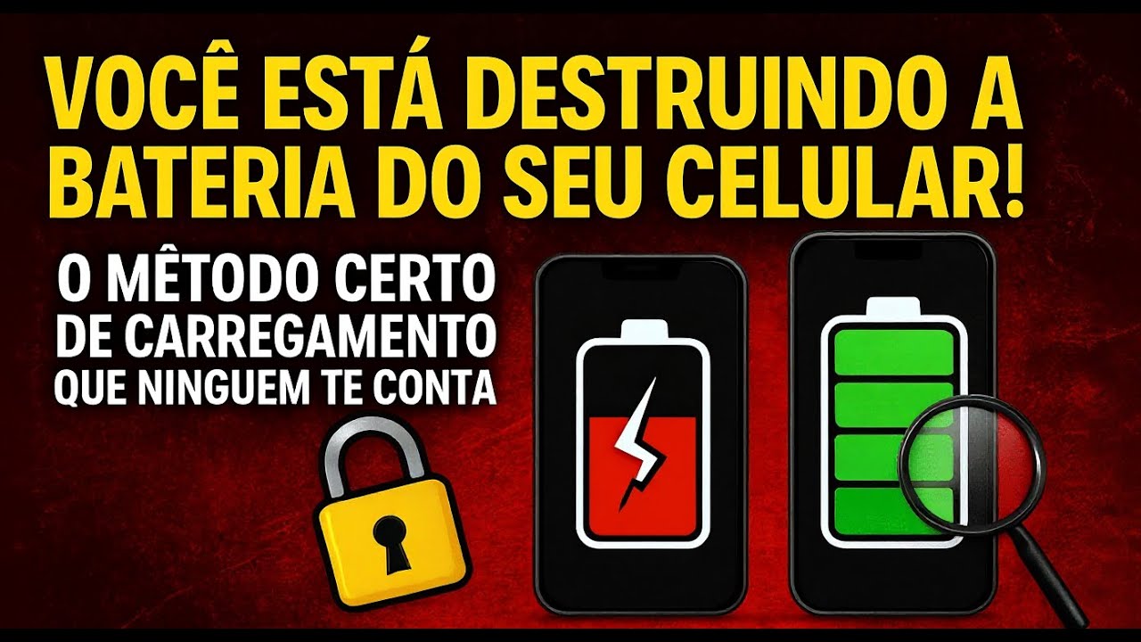 Você Está Destruindo a Bateria do seu Celular! O Método Certo de Carregamento que Ninguém te Conta.