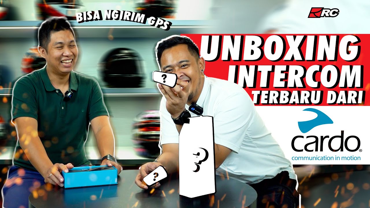 UNBOXING CARDO PACKTALK PRO 🔥 INTERCOM TOP TIER DARI CARDO INI BISA KIRIM GPS ❗️❗️