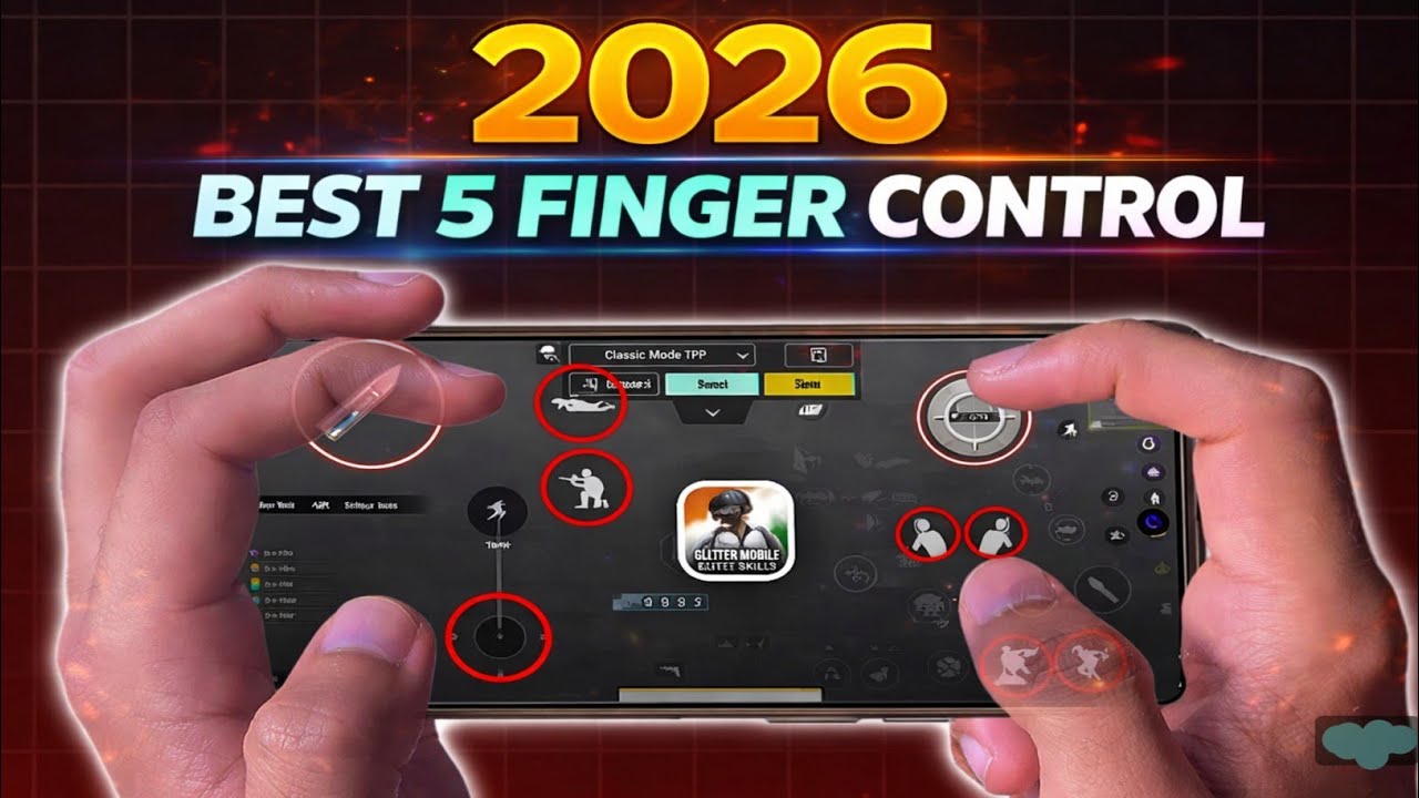 2026 Best 5 Finger Control Setup | PUBG Mobile Pro Claw Guide