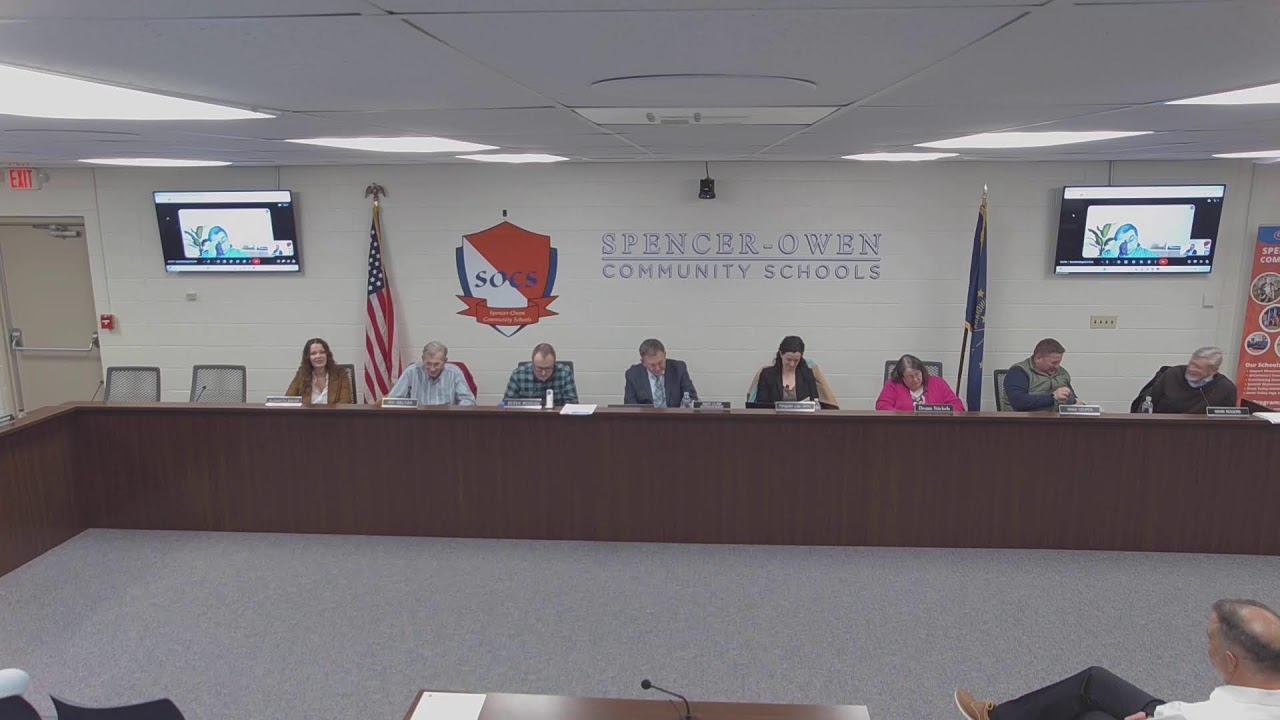 S-OCS School Board Meeting:  February 12, 2026