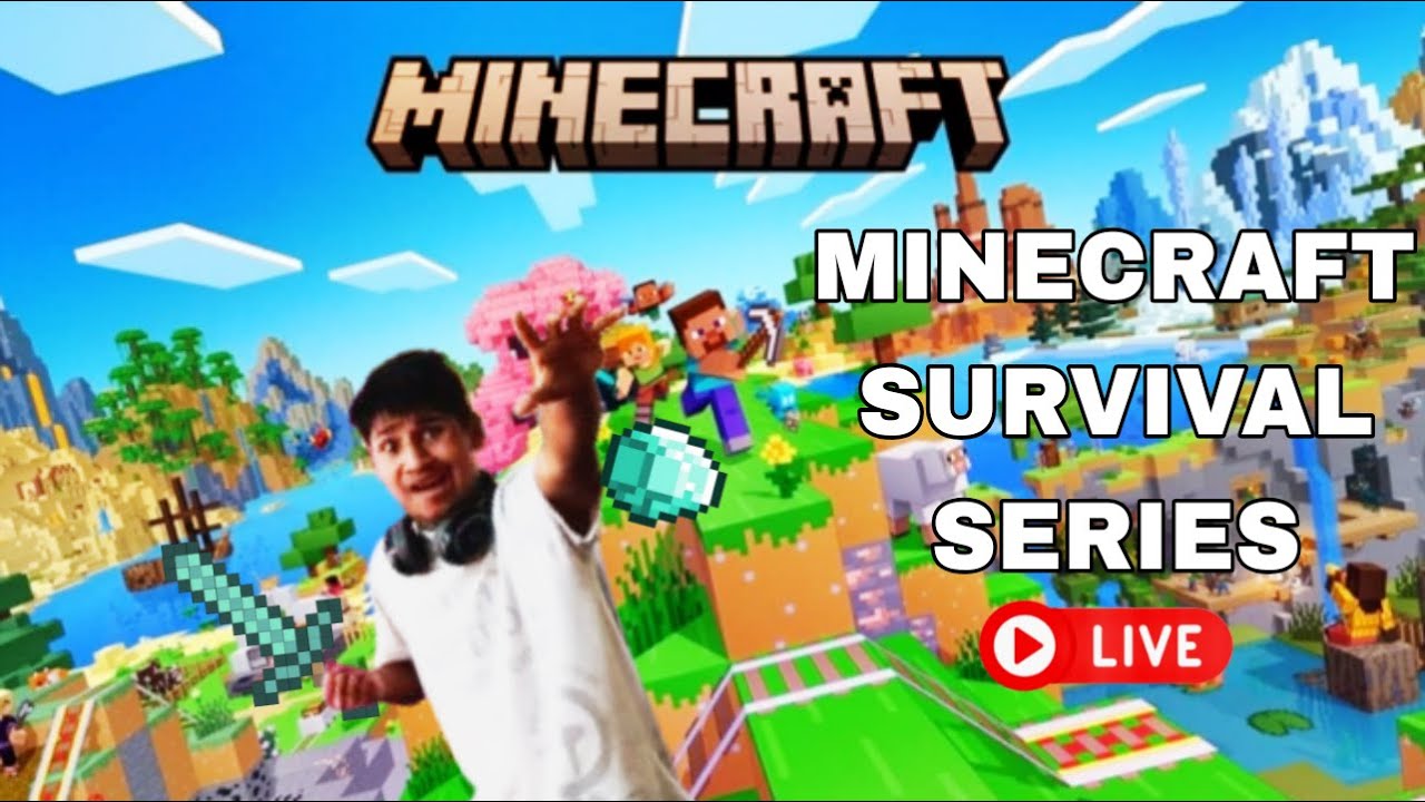 MINECRAFT SURVIVAL SERIES LIVE episode 1