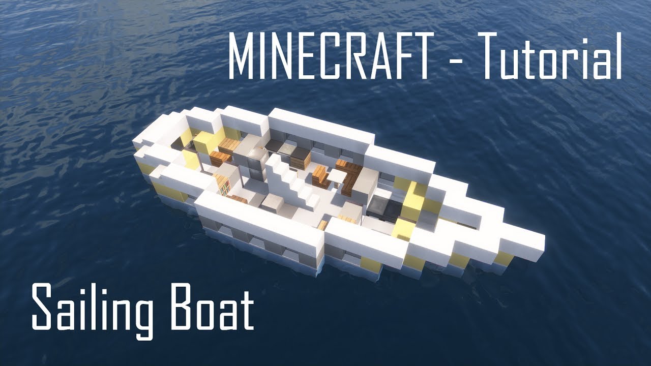 Minecraft Sailing Boat - Tutorial (Interior)