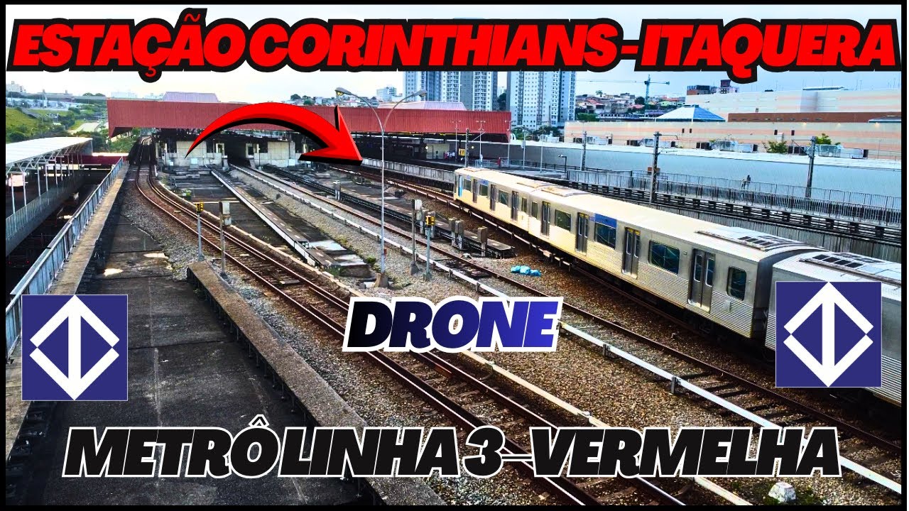 😱 NUNCA VISTA ASSIM! DRONE REVELA A CORINTHIANS-ITAQUERA POR CIMA