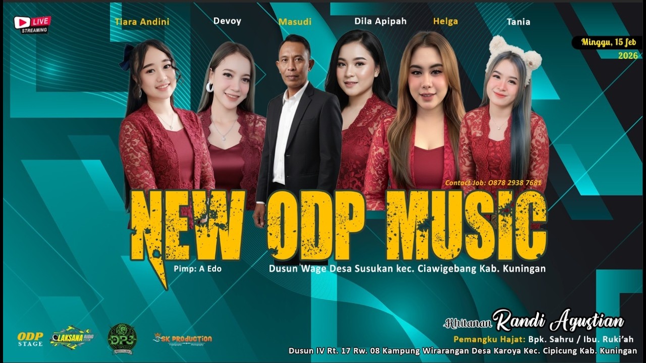 LIVE NEW ODP MUSIK  || KHITANAN RANDI AGUSTIAN || DESA KAROYA MINGGU 15 FEBUARI 2026