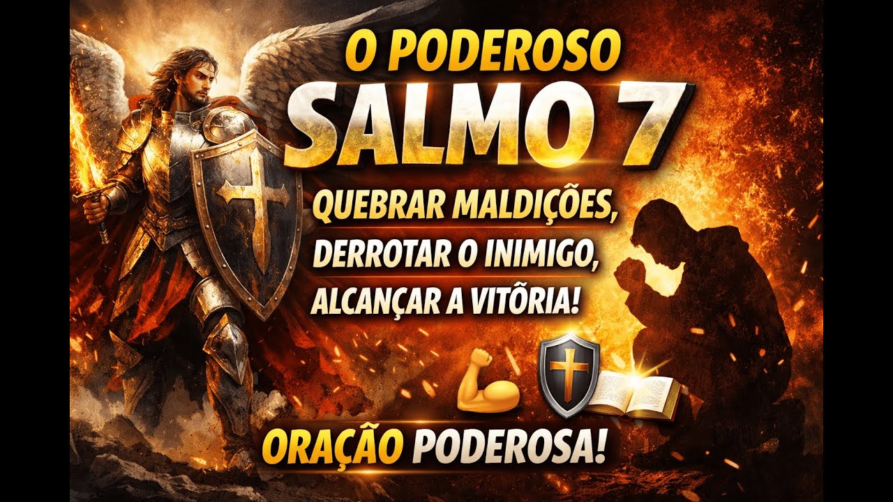 🔥🙏 O PODEROSO SALMO 7 PARA QUEBRAR MALDIÇÕES, DERROTAR O INIMIGO E ALCANÇAR A VITÓRIA! 🛡️✨