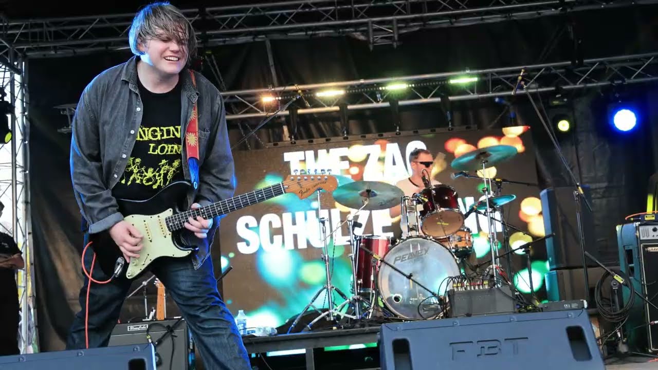 The Zac Schulze Gang - Hit Me With Your Rhythm Stick at the Upton-upon-Severn Blues Festival 2025