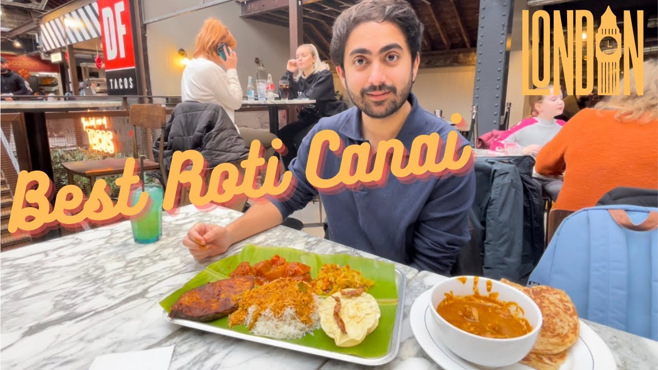 BEST MALAYSIAN FOOD LONDON| I tried the Roti Canai and Chicken Curry and it was insane!!!