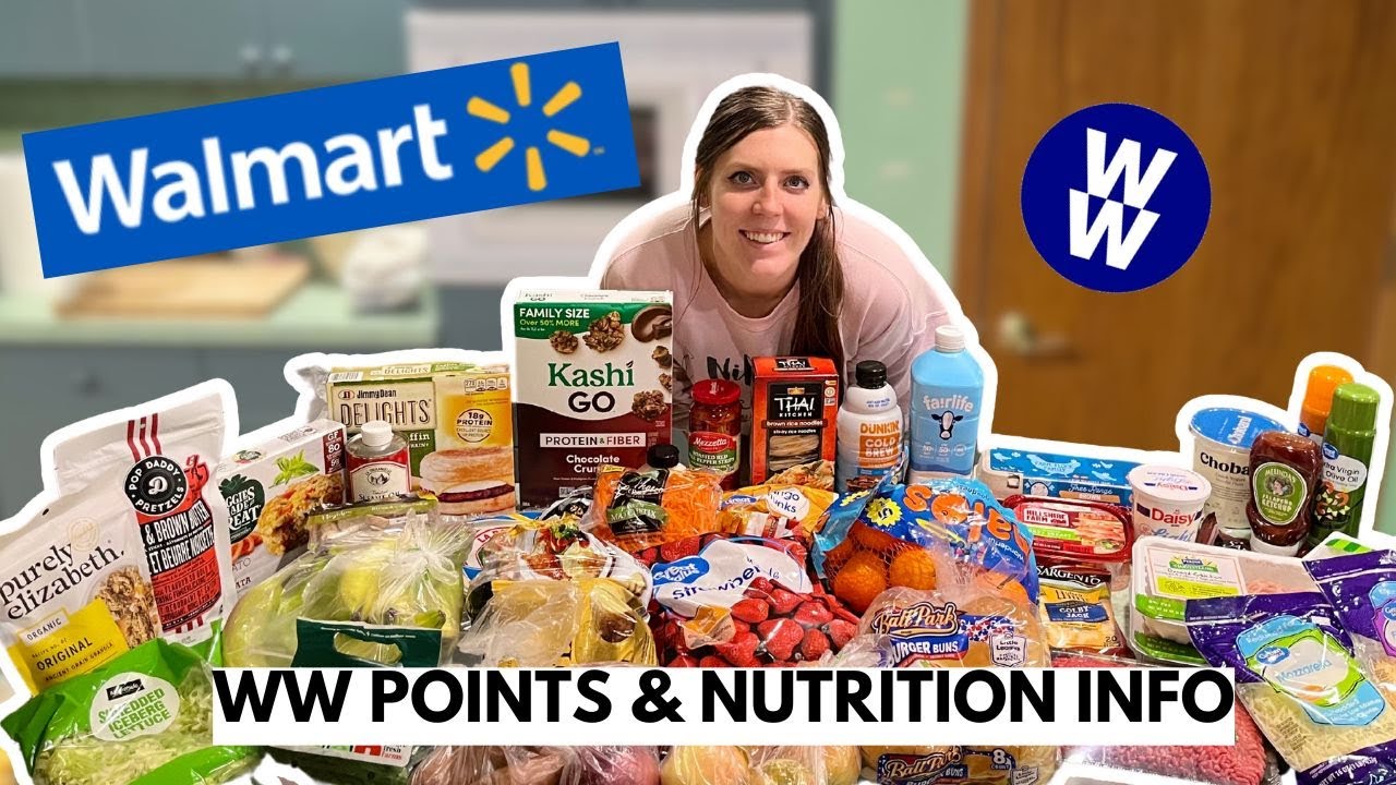 Healthy WALMART Grocery Haul | Weightwatchers Points | Weight Loss Journey | New WW Plan