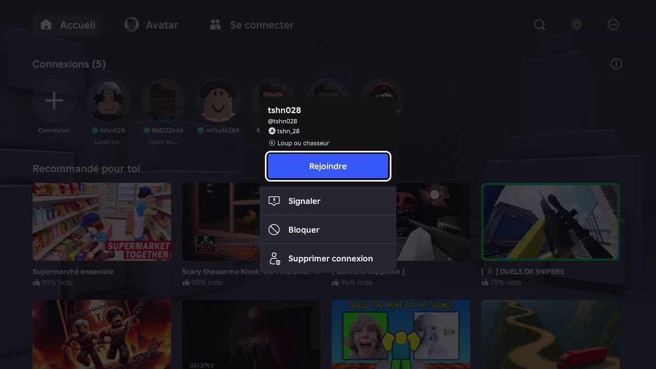 ROBLOX AVEC DES TAHANE FARHANE