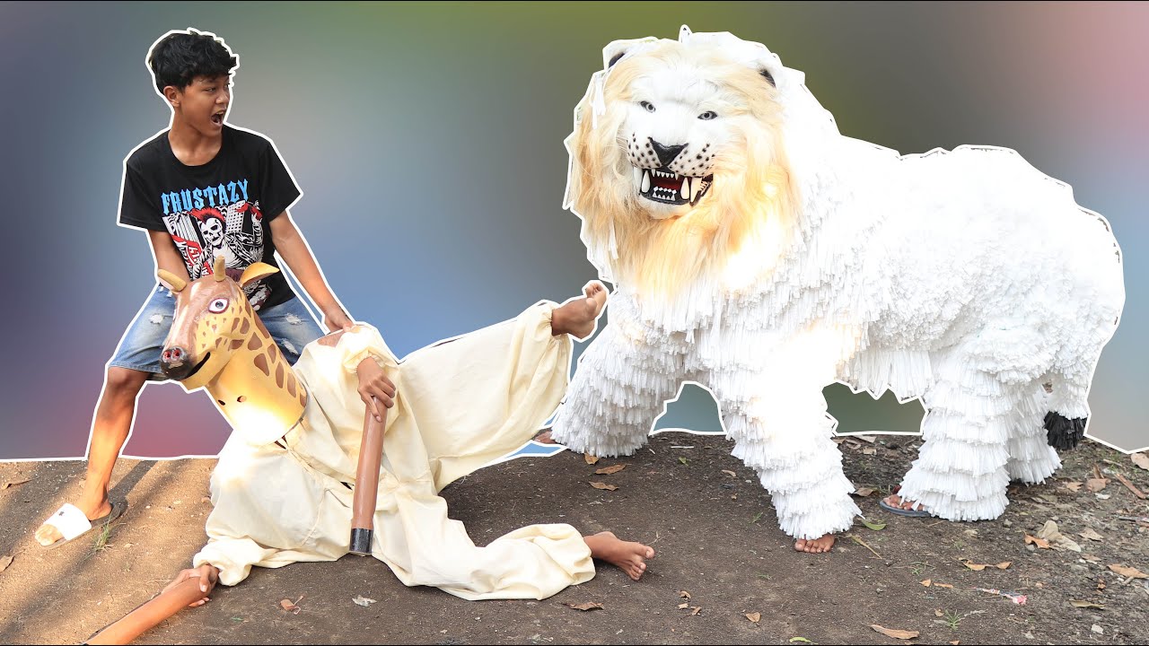 film pendek | GAWAT BARONGAN SINGO RAUNG GALAK LEPAS!! satu kampung kabur semua [ Ngakak poll ]