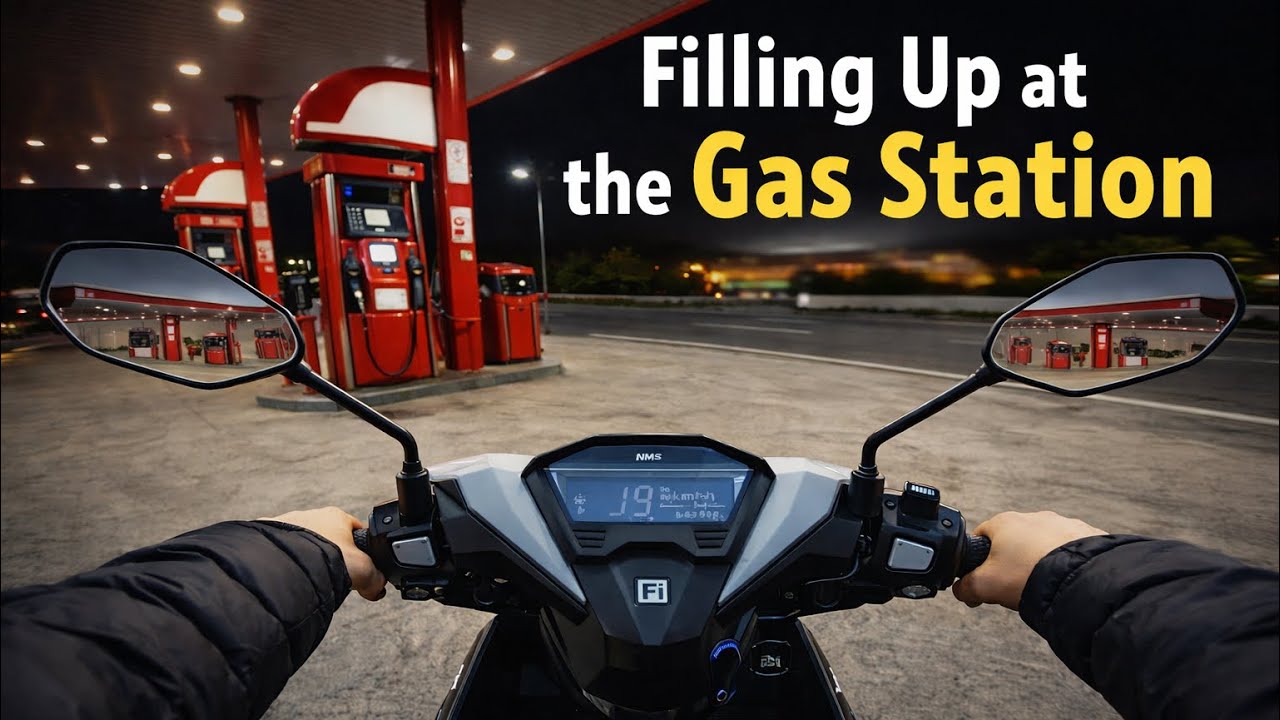 POV Scooter Ride to the Gas Station ⛽ | No Talking