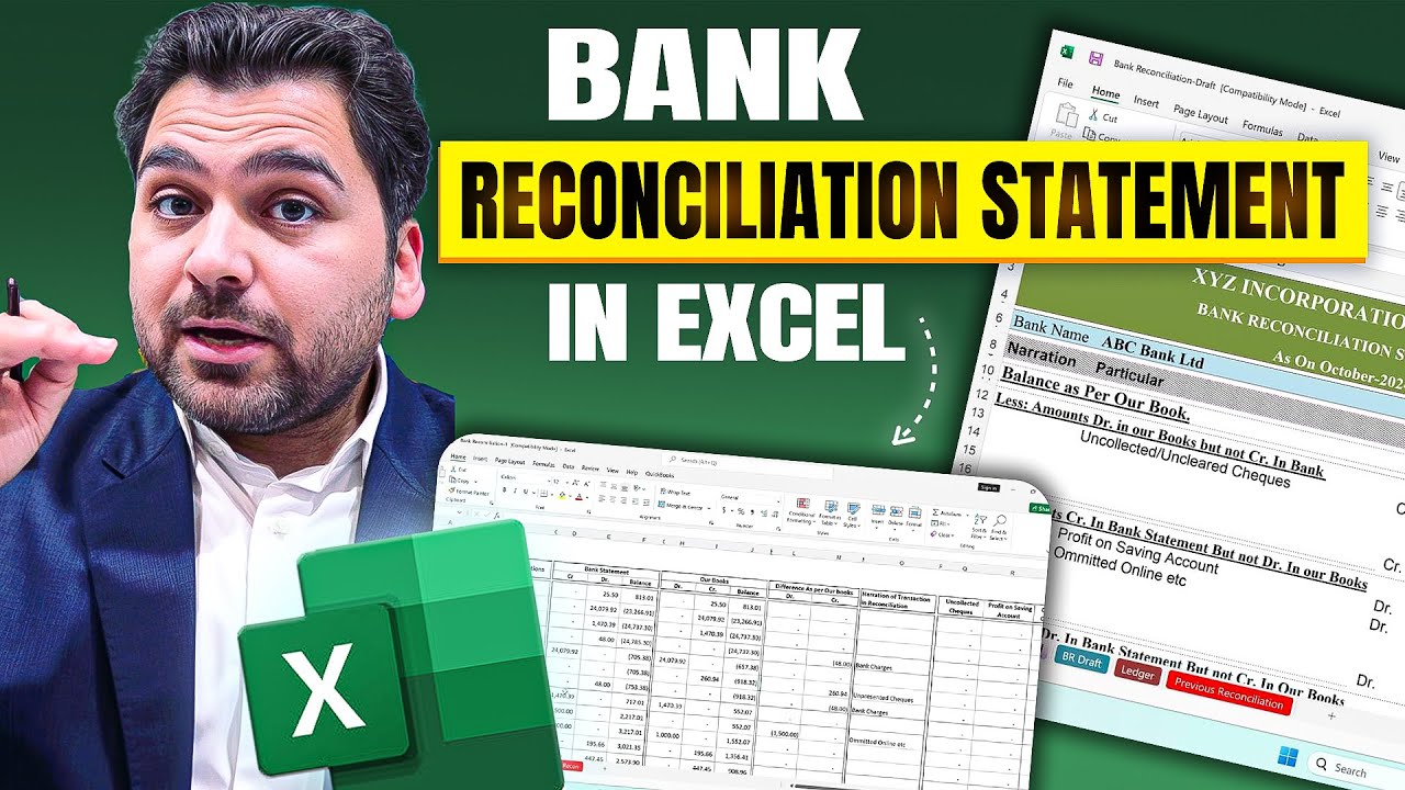 Master Bank Reconciliation in Excel: Step-by-Step Tutorial in Excel