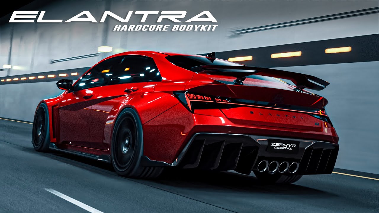 Hyundai Elantra 2025 HARDCORE Bodykit by Zephyr Designz